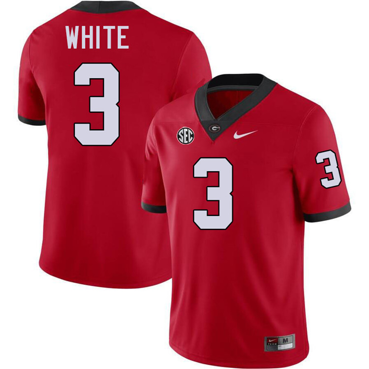 Zamir White Georgia Jersey,University Of Georgia Bulldogs Football Jersey,Uniforms,Gears-Red